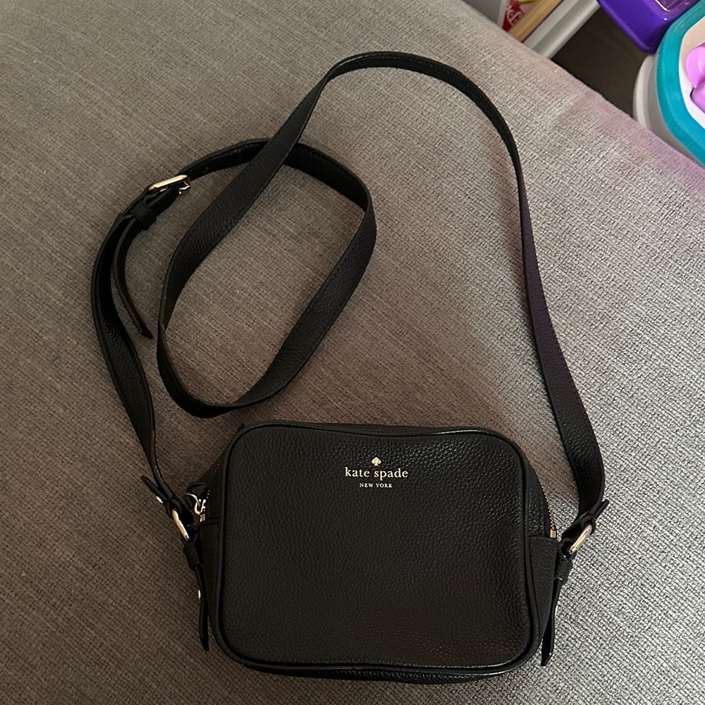 Kate Spade Black Leather Shoulder Bag